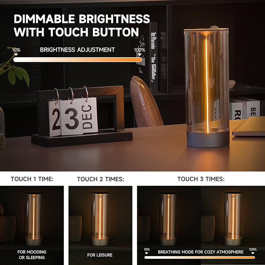 BHAVYA™ Mini Milistic Magnetic Night Table Lamp