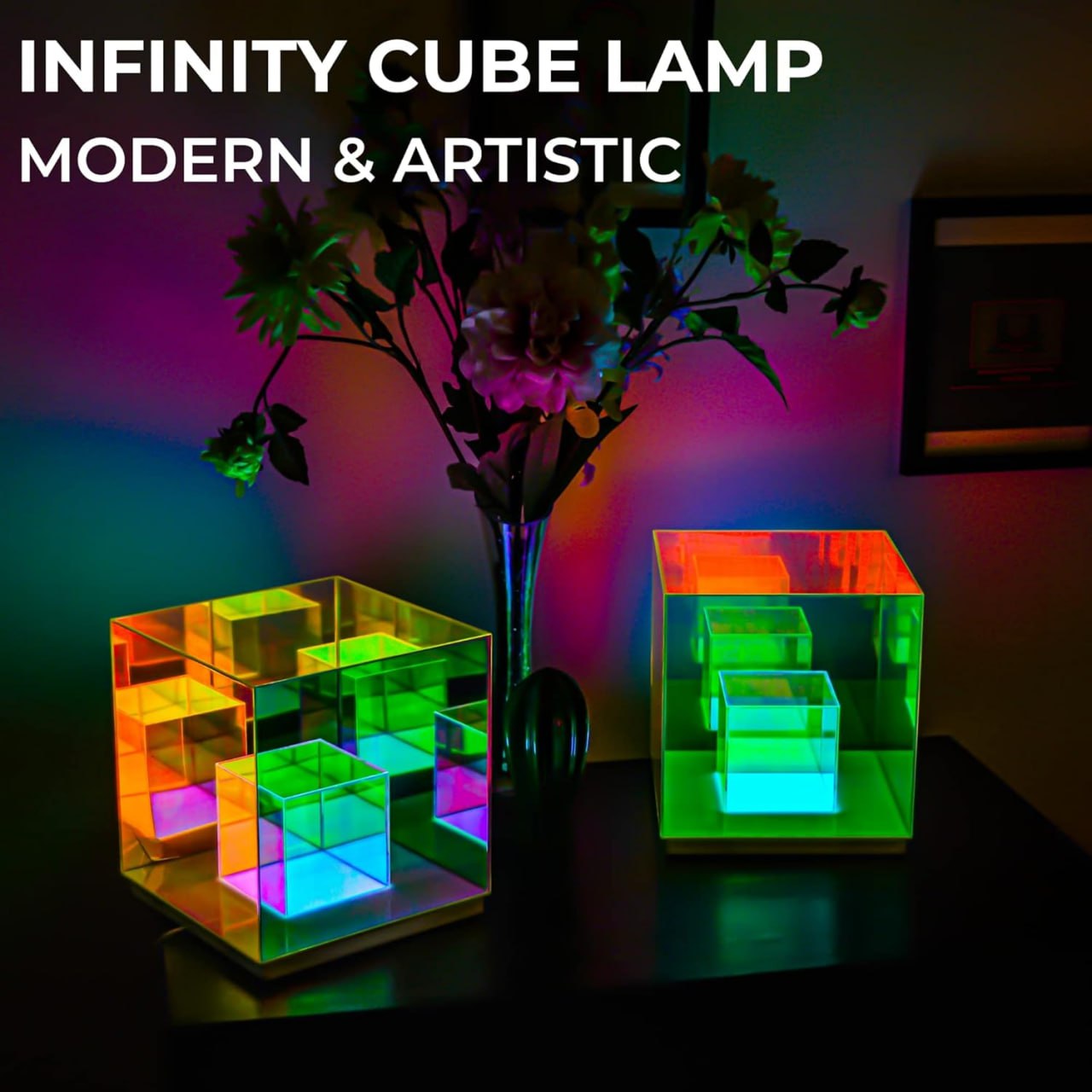 BHAVYA™ 3D Infinity Cube Light