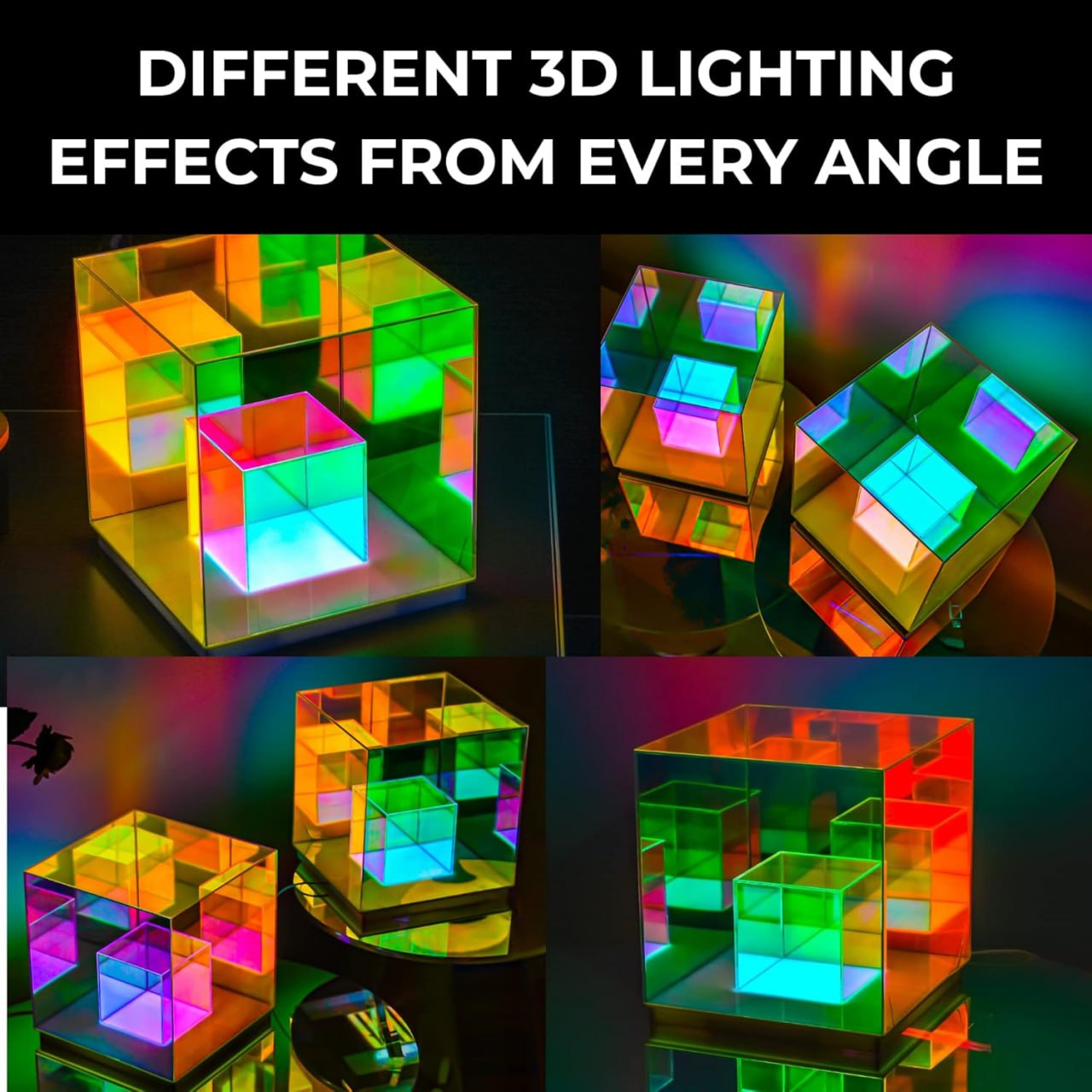 BHAVYA™ 3D Infinity Cube Light